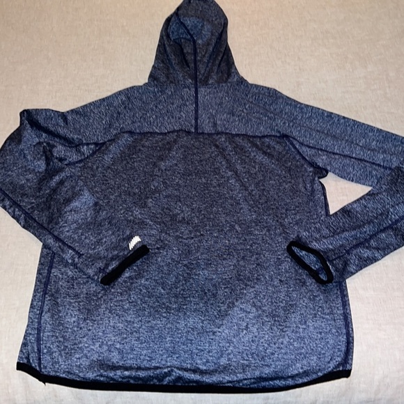 BNWOT American Eagle Men’s AE Active Extreme Flex Blue  Hooded Pullover - Picture 5 of 5